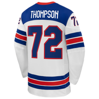 Tage Thompson US Hockey Jersey, White Replica Away Sportswear Jersey Shirt, Long Sleeve Hockey Sweater Jersey, Casual Gift for Men