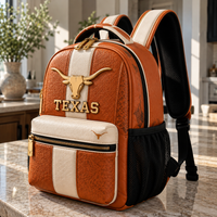 TEX - Burnt Orange, Cream and the Longhorn Crest