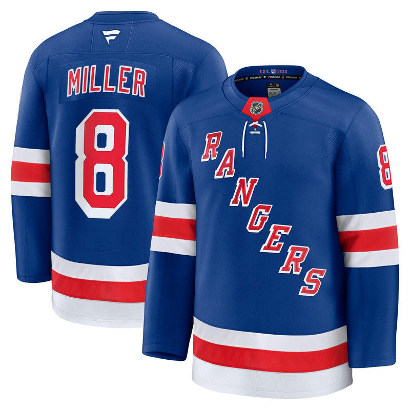 J.T. Miller New York Rangers Hockey Jersey, Blue Premium Home Sportswear Jersey Shirt, Long Sleeve Hockey Sweater Jersey, Casual Gift for Men