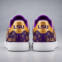 LSU - Purple, Gold and the Tiger's Steady Gaze