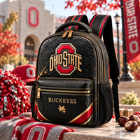 OSU Scarlet Crest - Buckeye Emblem Backpack in Black and Gold