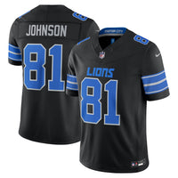 Calvin Johnson Detroit Lions Football Jersey, Black Limited Sportswear Jersey Shirt, Lightweight Breathable Athletic Jersey, Casual Gift for Men