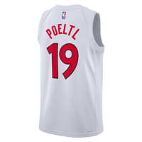 Jakob Poeltl Toronto Raptors Basketball Jersey, White Swingman Sportswear Jersey Shirt, Sleeveless Athletic Tank Jersey, Casual Gift for Men