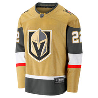 Cole Smith Vegas Golden Knights Hockey Jersey, Gold Breakaway Sportswear Jersey Shirt, Long Sleeve Hockey Sweater Jersey, Casual Gift for Men