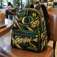 ORE Green and Gold - Graffiti Crest Backpack