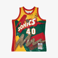 Seattle Supersonics Basketball Jersey, Green Swingman Sportswear Jersey Shirt, Sleeveless Athletic Tank Jersey, Casual Gift for Men