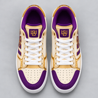 LSU - Cream, Gold and Purple in Measured Contrast