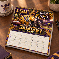 LSU Gilded Stripe - Tiger Gaze Calendar Cover