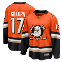 Alex Killorn Anaheim Ducks Hockey Jersey, Orange Breakaway Home Sportswear Jersey Shirt, Long Sleeve Hockey Sweater Jersey, Casual Gift for Men