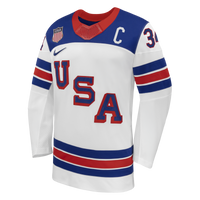 Auston Matthews White US 2026 Away Replica Hockey Jersey, Hockey Sportswear Jersey Shirt, Long Sleeve Hockey Sweater Jersey, Casual Gift for Men