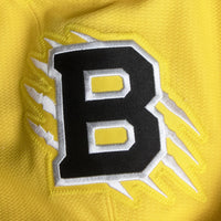 Boston Bruins Hockey Jersey, Gold Authentic Sportswear Jersey Shirt, Long Sleeve Hockey Sweater Jersey, Casual Gift for Men