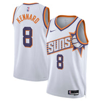 Luke Kennard Phoenix Suns Basketball Jersey, White Swingman Sportswear Jersey Shirt, Sleeveless Athletic Tank Jersey, Casual Gift for Men