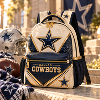 Star Field - DAL Navy, Cream and Gold Backpack