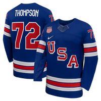 Tage Thompson US Hockey Jersey, Royal Replica Home Sportswear Jersey Shirt, Long Sleeve Hockey Sweater Jersey, Casual Gift for Men