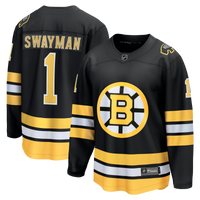 Jeremy Swayman Boston Bruins Hockey Jersey, Sportswear Jersey Shirt, Long Sleeve Hockey Sweater Jersey, Casual Gift for Men, Style 203661358